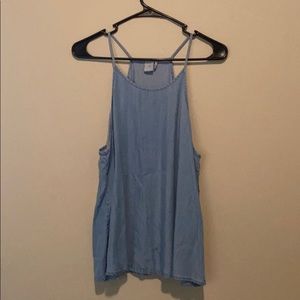light blue tank